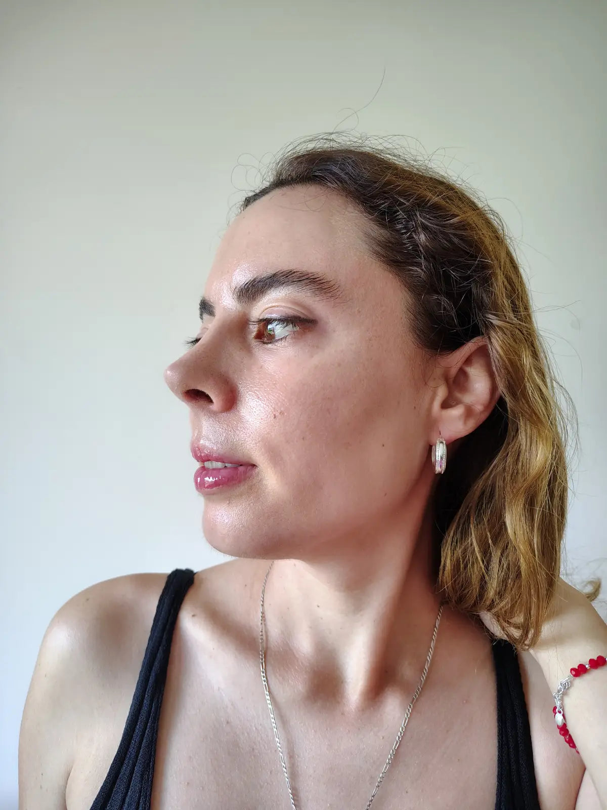 Aro argolla pequeña de plata 925