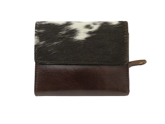 Billetera de cuero natural color café moro – Nazli