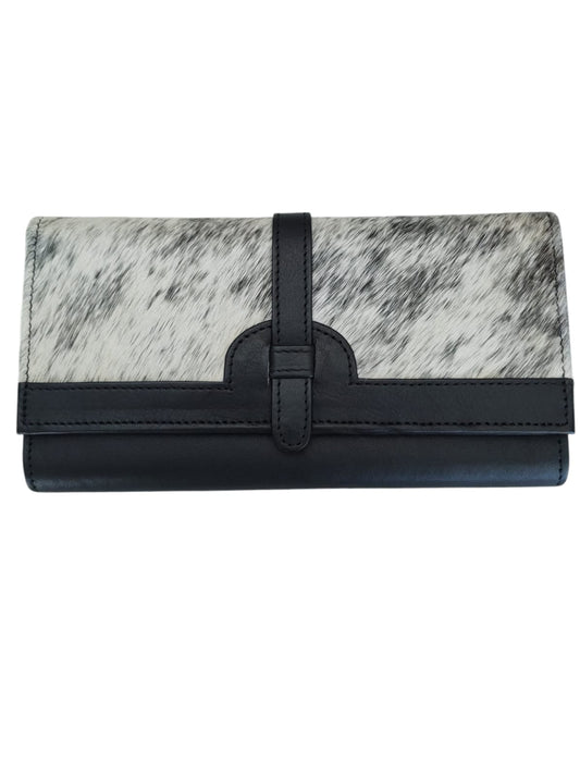 Billetera de cuero natural negra - Gul