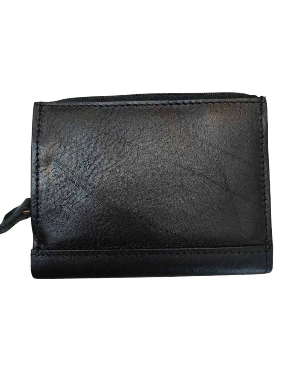 Billetera de cuero natural color negro – Nazli