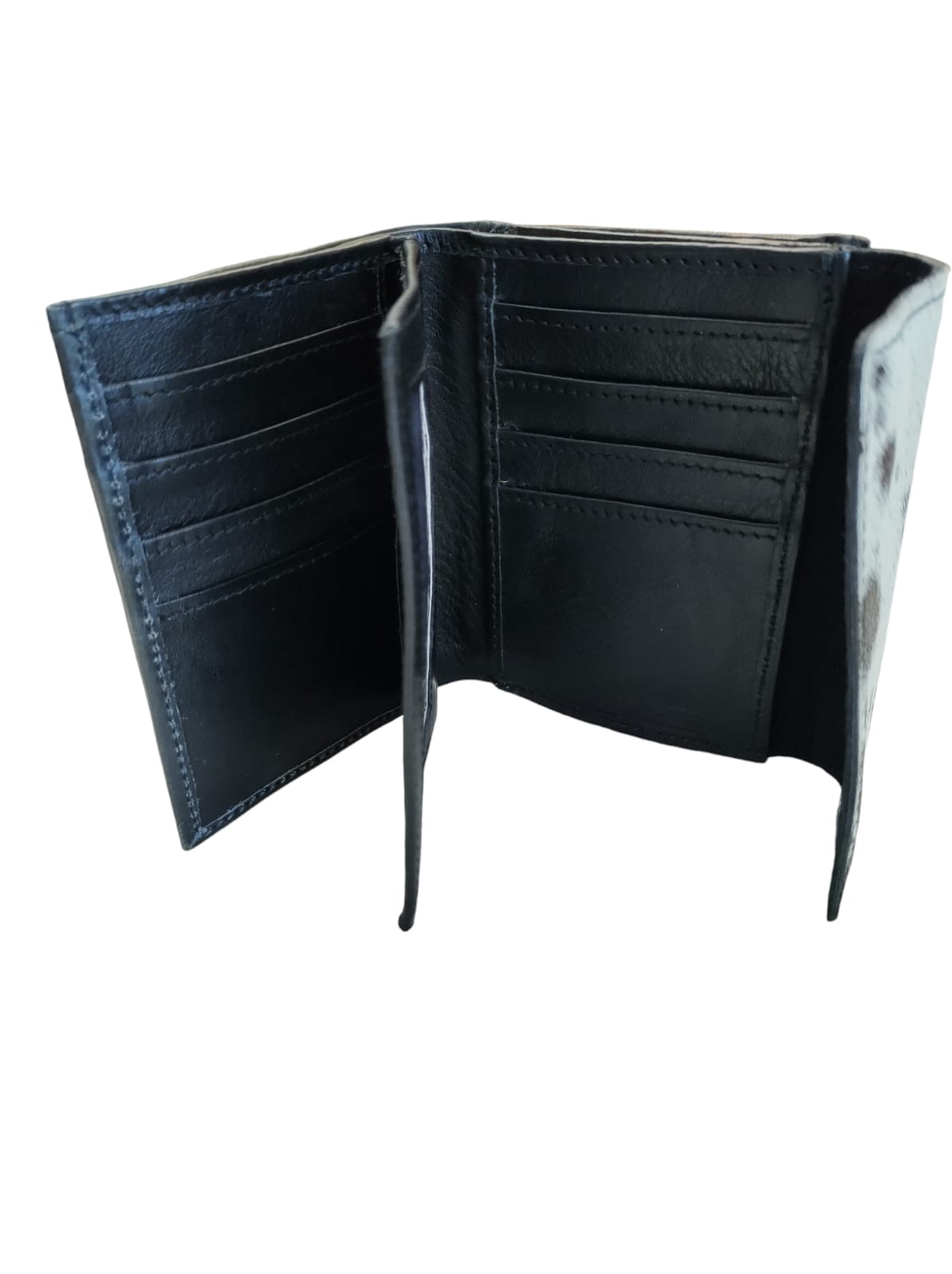 Billetera de cuero natural color negro – Nazli