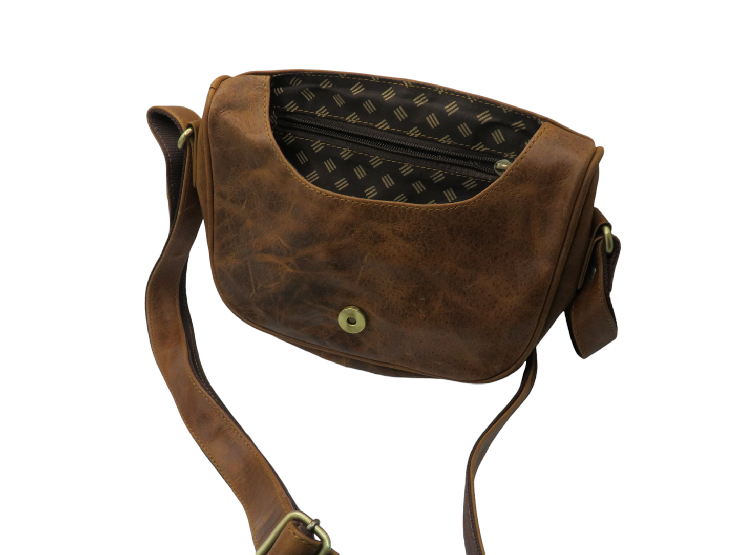 Cartera de cuero natural - Amira