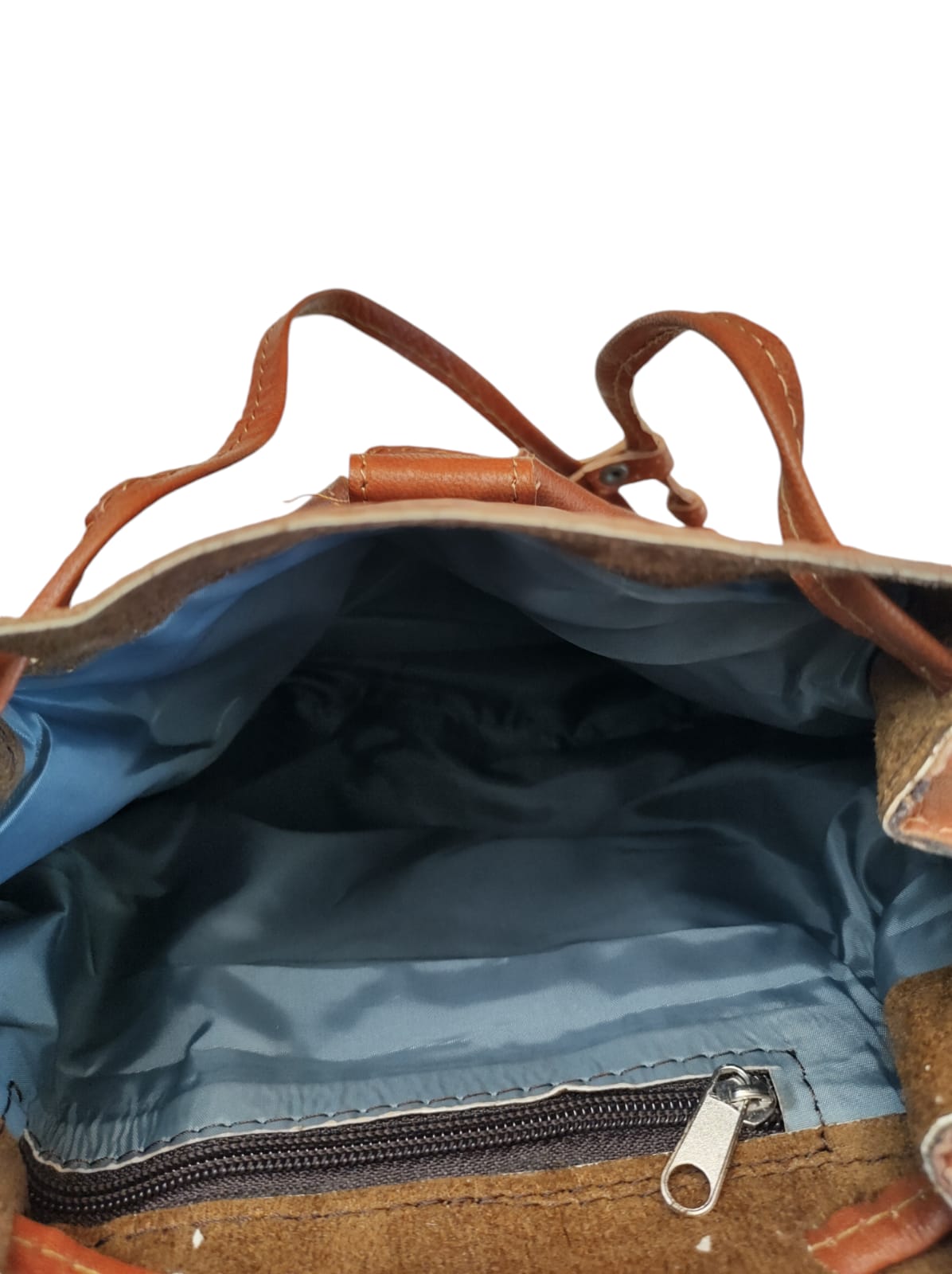 Mochila de cuero natural - Ayla