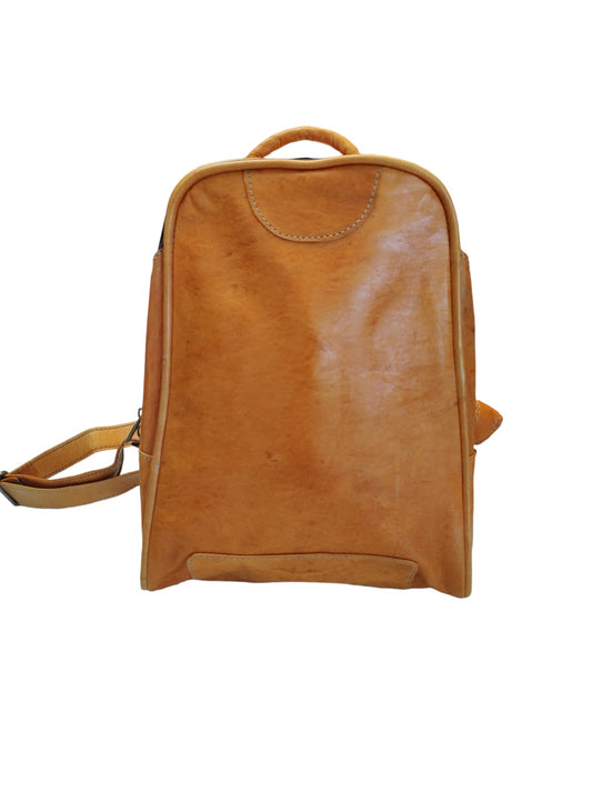 Mochila de cuero natural - Malak
