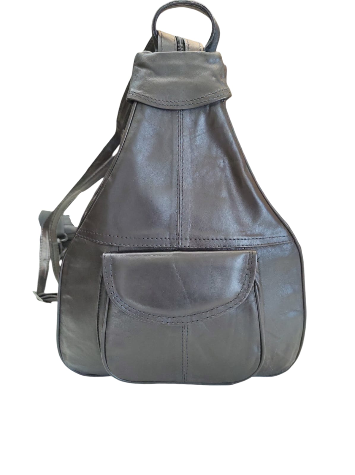 Mochila de cuero natural Salwa
