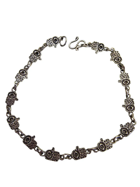 Pulsera Mano de Fátima de Plata