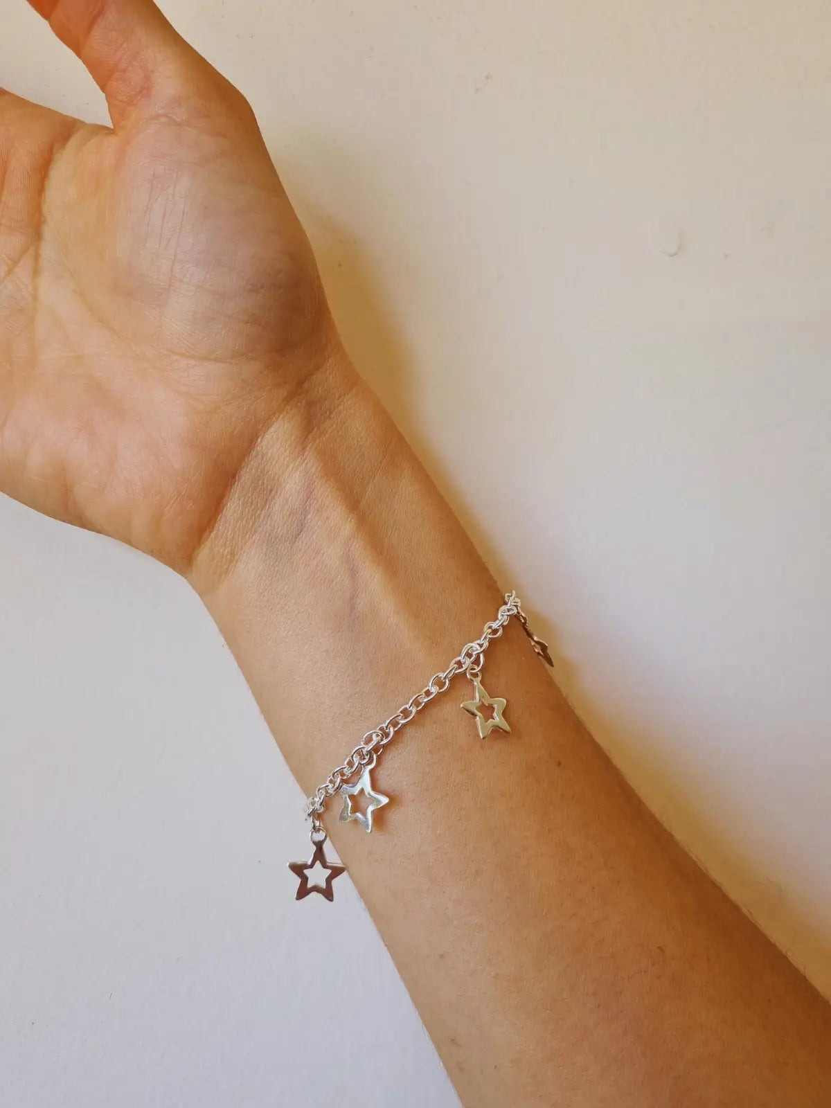 Pulsera de plata 925 con estrellas