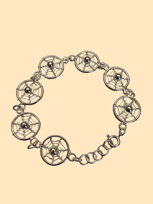 Pulsera atrapasueños de plata 925