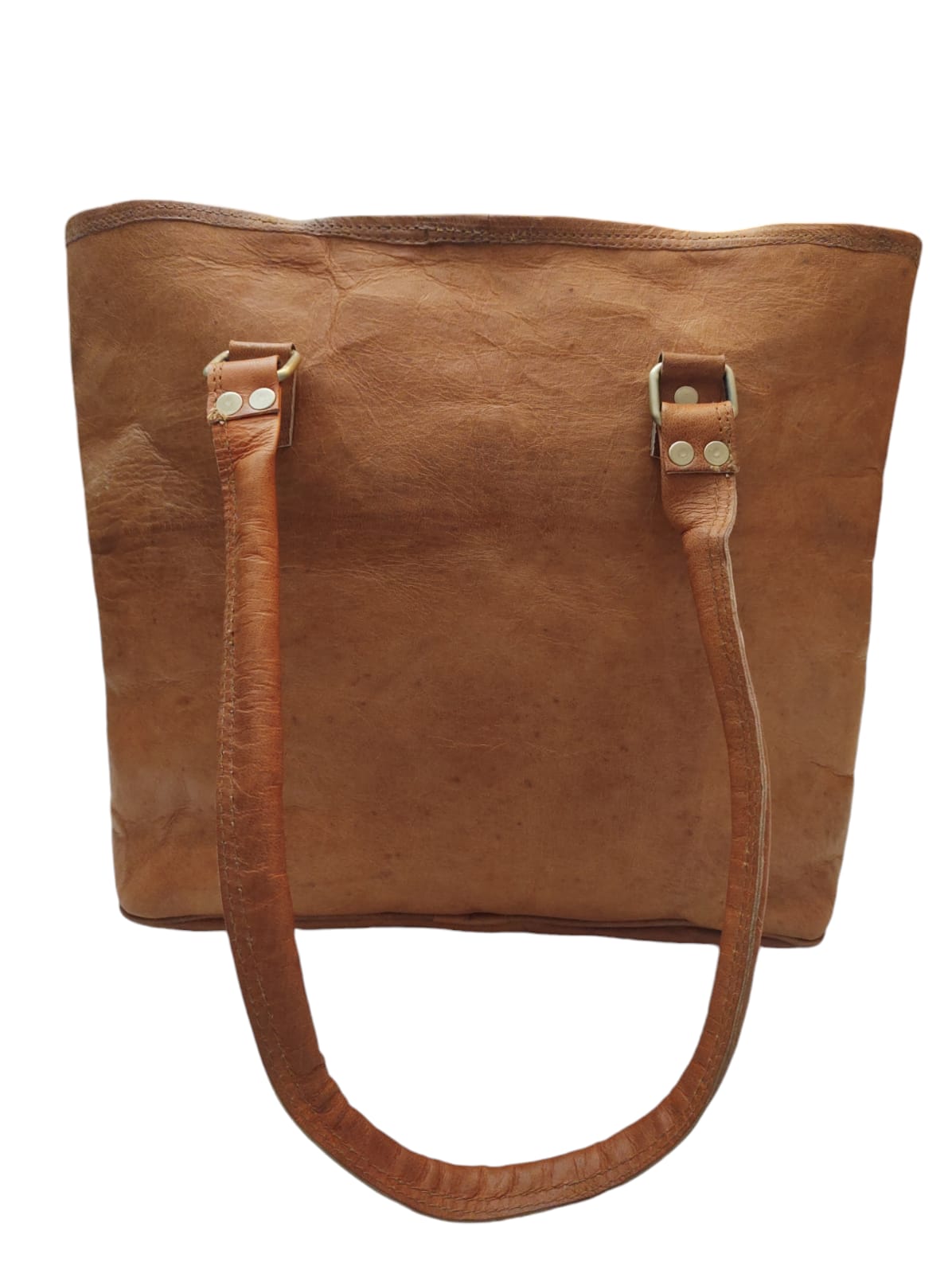 Tote Bag de cuero natural - Raissa
