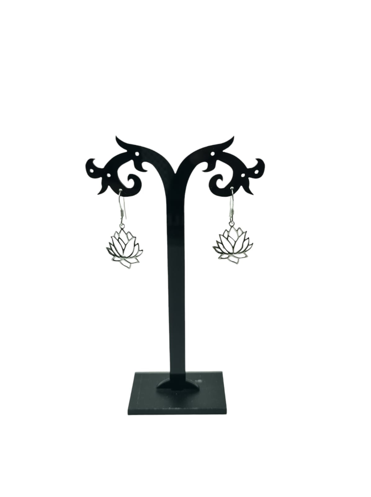 Aros Flor de Loto de plata