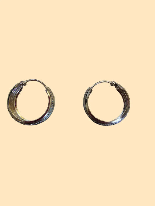 Aro argolla pequeña de plata 925