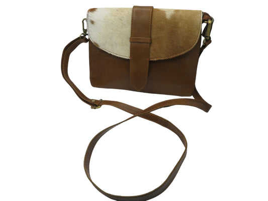 Cartera de cuero natural color cafe – Fairuz