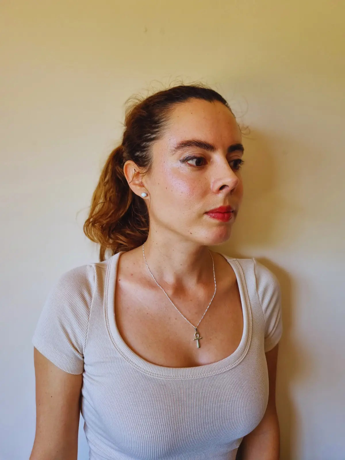 Colgante Cruz Egipcia de plata 925