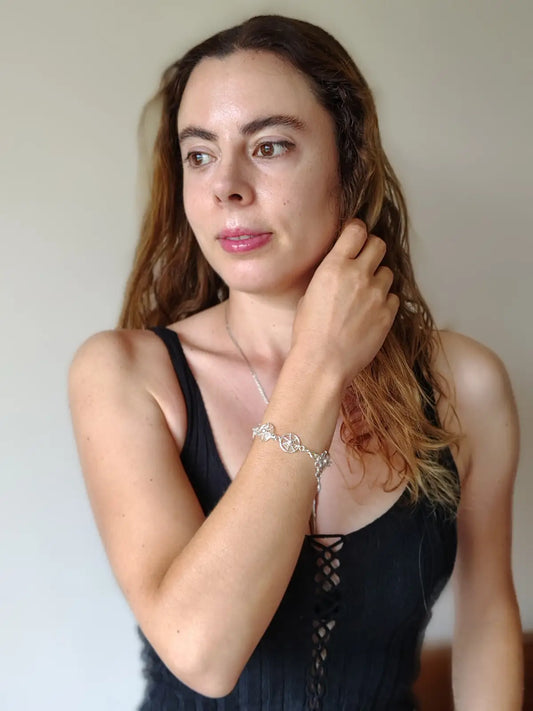 Pulsera atrapasueños de plata 925