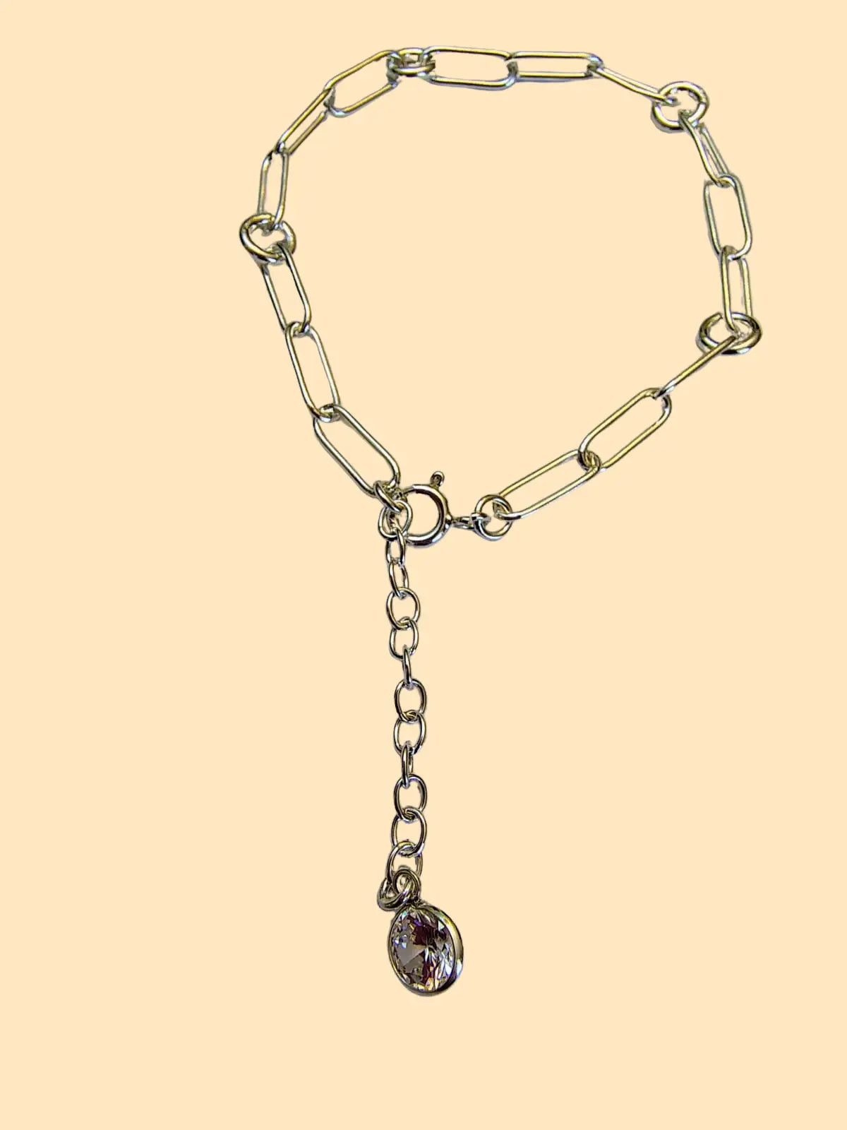 Pulsera de plata 925 con punto de luz