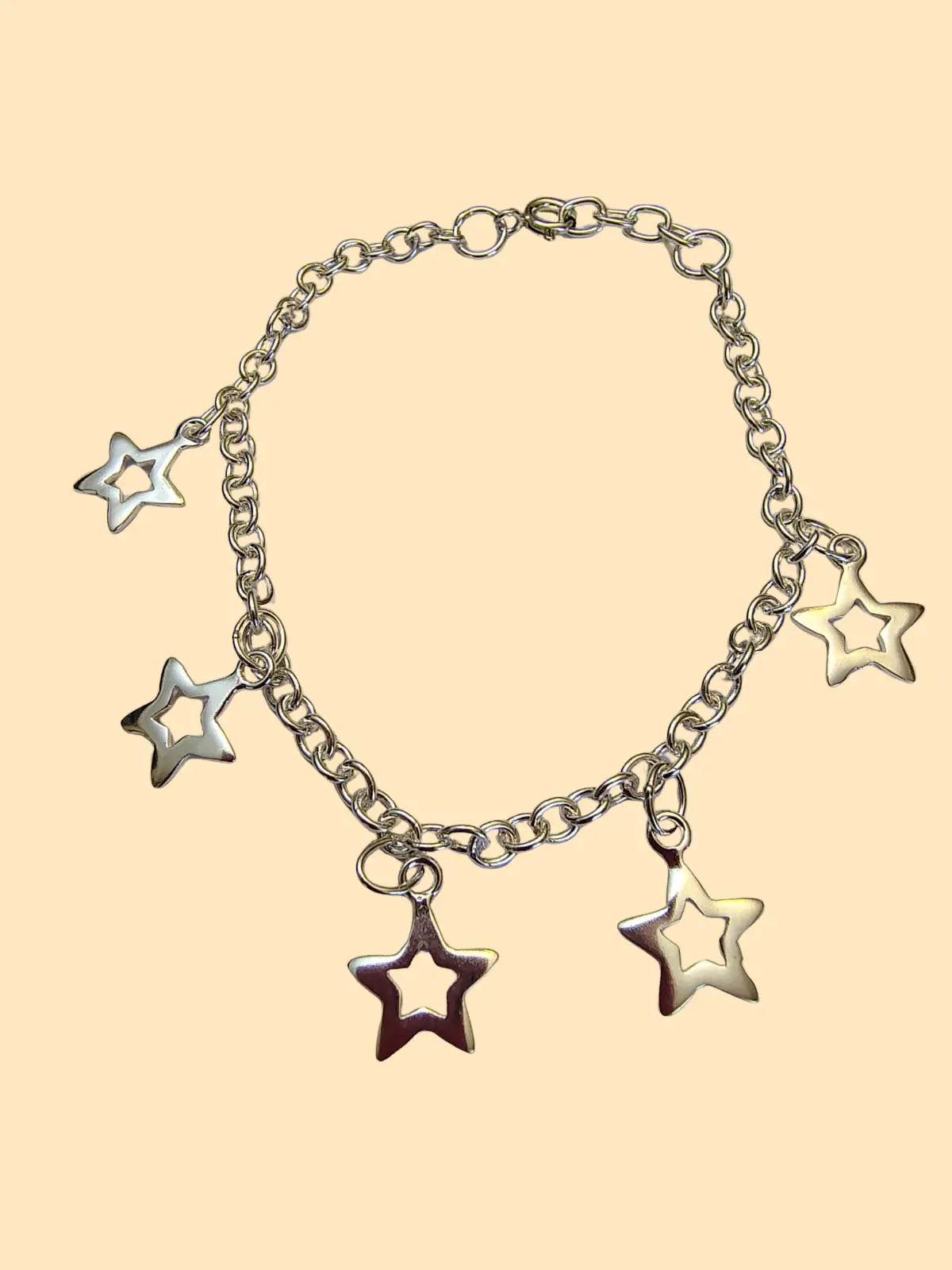 Pulsera de plata 925 con estrellas
